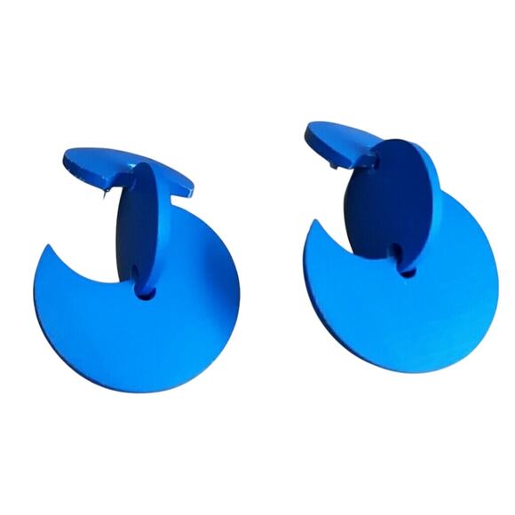 PureUnique Vintage Blue Earrings. O - Picture 1 of 5